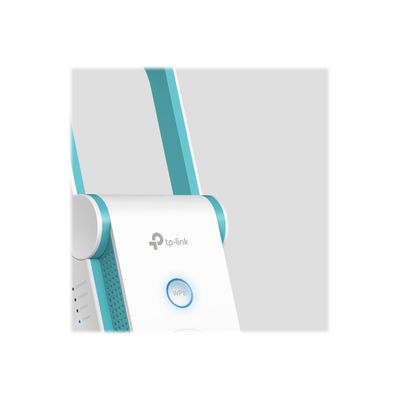 6935364050849-TP-Link RE365 - Répéteur WiFi / Point d'accès WiFi 5 (AC1200 Mbps) + prise intégrée + 1 p-Gros plan-6