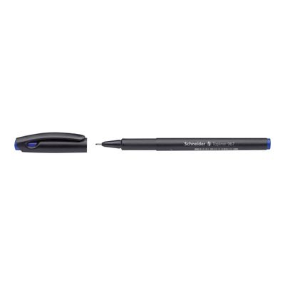 4004675096739-Schneider Topliner 967 - Feutre fin - 0,4 mm - bleu - pointe extra fine-Angle gauche-0