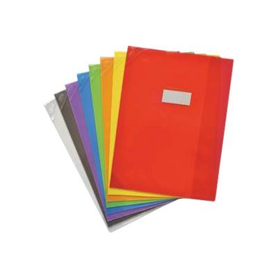 3045050058127-Oxford School Life - Protège cahier - 24 x 32 cm - disponible dans différentes couleurs transluc-Avant-0
