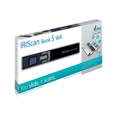 5420079900134-IRIScan Book 5 - scanner de documents A4 - portable - Wifi - 1200 ppp x 1200 ppp - noir - 3-Angle gauche-2