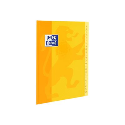 3020123874040-Oxford - Répertoire 17 x 22 cm - 192 pages - petits carreaux (5x5 mm) - disponible dans di-Angle gauche-8