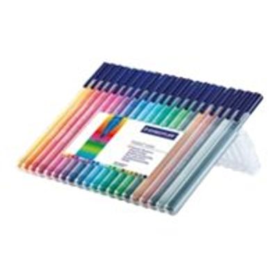4007817323182-Staedtler triplus - 20 Feutres - couleurs assorties-Angle droit-1
