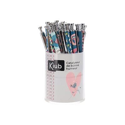 3700572763187-Kiub Chouettes - Stylo à bille - différents modèles disponibles-Avant-0