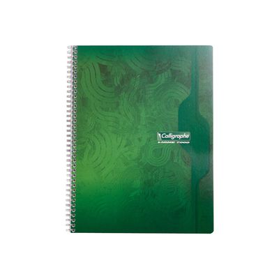 3210330005607-Calligraphe 7000 - Cahier à spirale 24 x 32 cm - 180 pages - petits carreaux (5x5 mm) - disponible dans-Avant-2