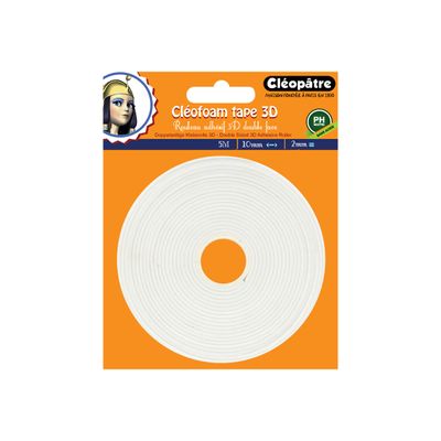 3134725004702-Cléopâtre Cléofoam 3D bande double face-Avant-0
