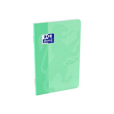 3020120133577-Oxford Touch - Carnet 9 x 14 cm - 96 pages - petits carreaux - disponible dans différentes-Angle gauche-3