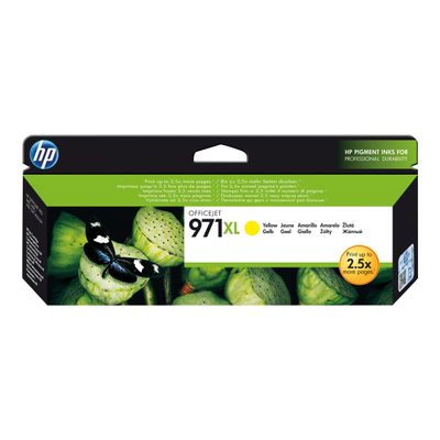 0886112877422-HP 971XL - jaune - cartouche d'encre originale (CN628AE)-Avant-0