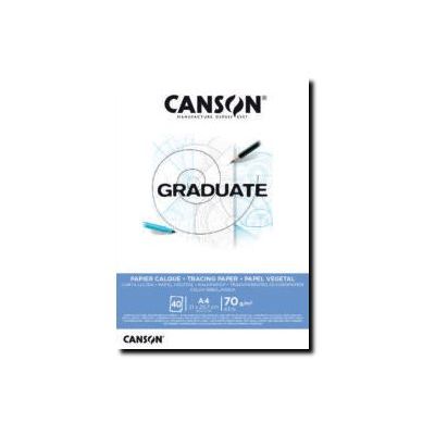 3148950060839-Canson Graduate Tracing - Bloc papier calque - A3 - 40 feuilles - 70 gr-Avant-0