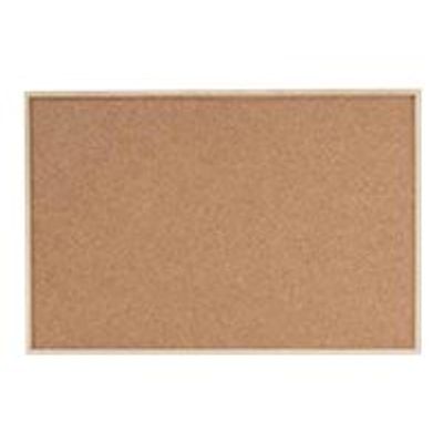 4009729068847-DAHLE - Tableau d'affichage en liège naturel 60 x 90 cm - cadre en bois-Avant-0