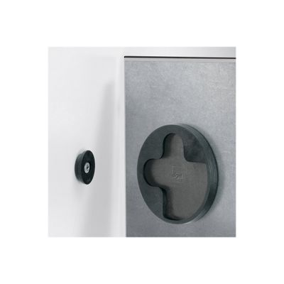 4004360887642-Sigel Artverum - Tableau magnétique en verre - 100 x 65 cm - noir-Gros plan-7