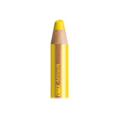 4006381117388-Stabilo woody 3 in 1 - 6 Crayons de couleur - 10 mm - couleurs assorties-Gros plan-3