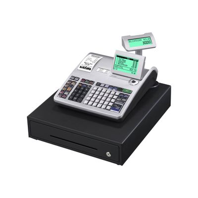 4971850511403-Casio SE-S3000 - caisse enregistreuse - certifié loi fiscale 2018.- Tiroir : 8 pièces et 4-Angle droit-0
