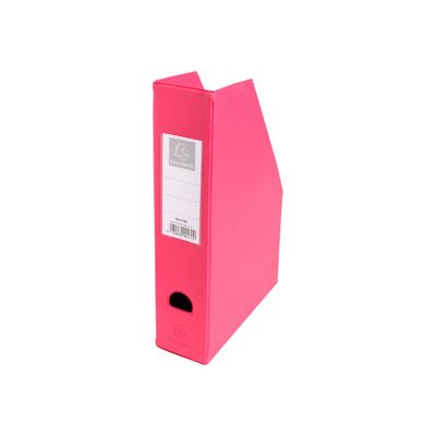 3130632901707-Exacompta - 10 Porte-revues polypro - dos 70 mm - couleurs assorties - livrés à plat-Angle droit-2