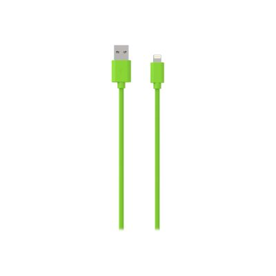 3701263512572-JAYM POP Collection - Câcle USB vers Lightning - 1.5 m - vert-Avant-1