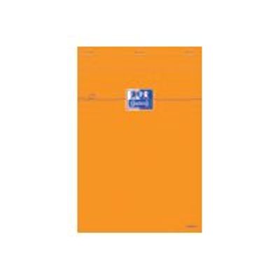 2012347335460-Oxford - Pack de 10 Blocs notes - 8,5 x 12 cm - 160 pages - petits carreaux - 80g - orange-Avant-0