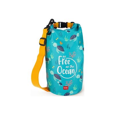 8053610784732-Legami Good Vibes - Sac imperméable 3L - Sea turtle-Avant-0
