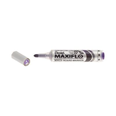 3474374500126-Pentel MAXIFLO - Marqueur effaçable - pointe ogive large - violet-Avant-0