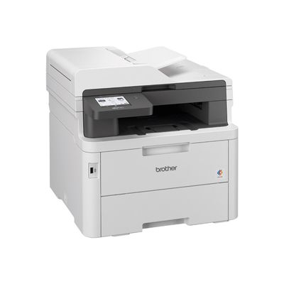 4977766824088-Brother MFC-L3760CDW - imprimante multifonction laser couleur A4 - USB 2.0, Gigabit LAN, Wi-Angle gauche-2