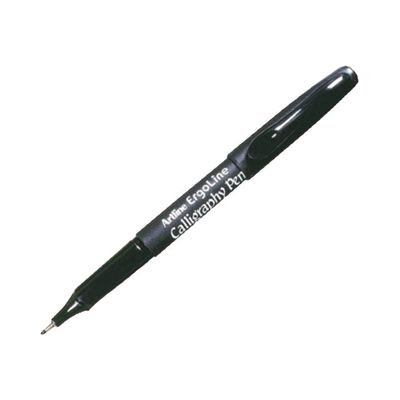 4549441006913-Artline - Marqueur permanent Calligraphie - pointre fibre extra fine - noir-Angle gauche-0