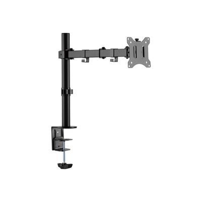 3303170105252-T'nB - Bras porte-écran simple réglable - noir-Angle gauche-2