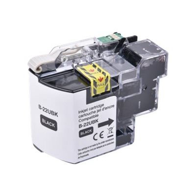 3584770907297-Cartouche compatible Brother LC22U - noir - Uprint-Angle droit-0