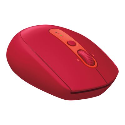 5099206072572-Logitech M590 - souris sans fil silencieuse - rouge-Angle gauche-1