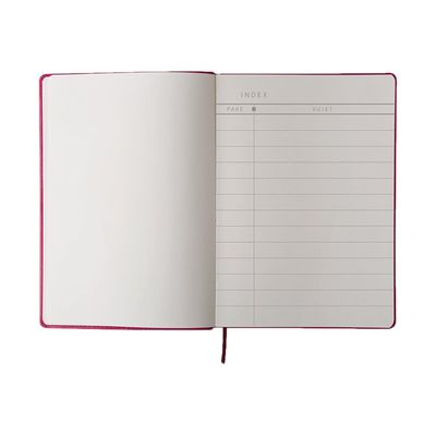 3108724521249-Oberthur Carmen - Carnet de notes rigide A6 - ligné - bleu-Avant-2