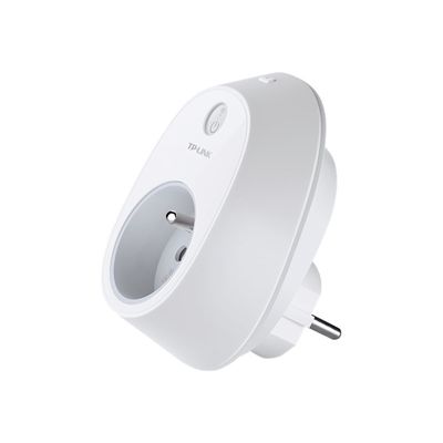 6935364096632-TP-Link HS100 - Prise connectée WiFi - Commande vocale Google Home / Amazon Alexa-Angle droit-0