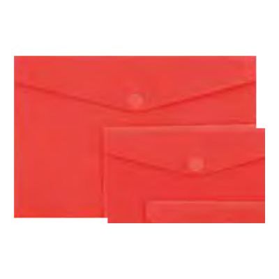3701254713582-Wonday - Pochette polypro à scratch - 23,7 x 33,3 cm - Vert semi-transparent-Gros plan-0