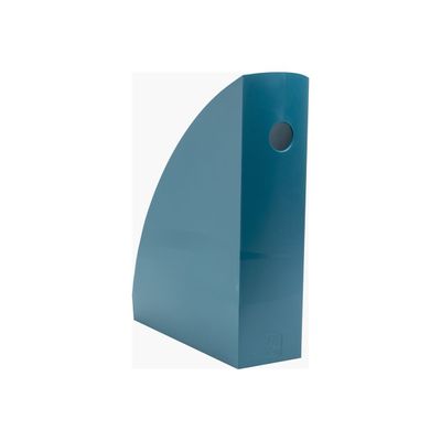 9002493182288-Exacompta NeoDeco - Porte-revues - bleu canard-Angle gauche-1