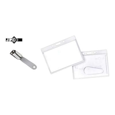 3457709009068-Wonday - 50 porte-badges - pour 86 x 54 mm - clip-Avant-0