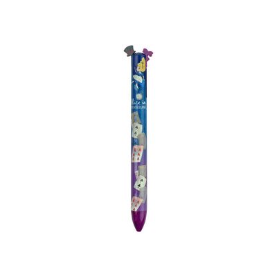 8051739307283-Legami - Stylo à bille 2 couleurs - motif alice-Avant-0