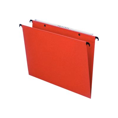 3249441020308-Esselte Kori - 25 Dossier suspendus pour tiroirs - orange - fond 30 mm-Angle droit-0