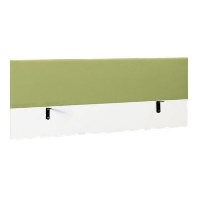 3483600495136-Écran de séparation pour bureau SUNDAY - L120 x H60 - tissu kiwi-Angle gauche-0