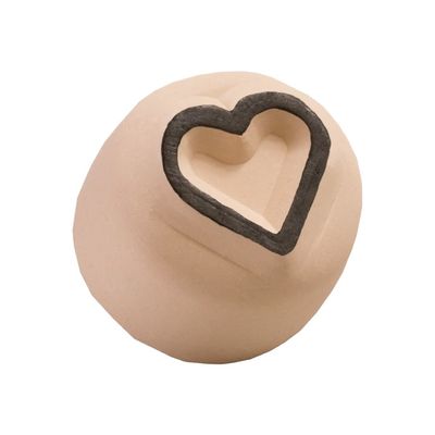8718503971056-LaDot - Pierre pour tatouage éphémère - en céramique - taille S (2,2 x 2,2 cm) - cœur -Angle gauche-0