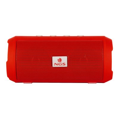 8435430611625-NGS Roller Tumbler - Mini enceinte sans fil - bluetooth - rouge-Avant-1