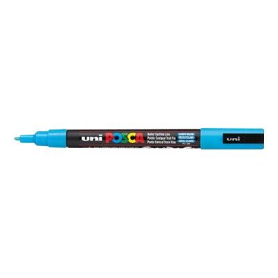 4902778197974-Posca - Marqueur paillette pointe fine - bleu clair-Angle gauche-0