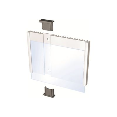 4005546400037-Durable Info Sign - Plaque de porte personnalisable - A6-Angle gauche-2