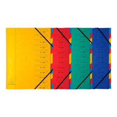 3130630541202-Exacompta Nature Future - Trieur agrafé 12 compartiments - disponible dans différentes couleurs-Avant-0