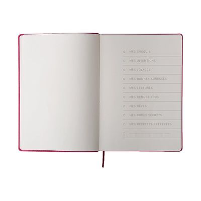 3108724521249-Oberthur Carmen - Carnet de notes rigide A6 - ligné - bleu-Avant-3