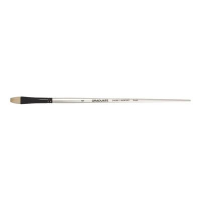 5011386081663-Daler-Rowney Graduate - Pinceau brosse plat n°6 - soie de porc-Angle gauche-0
