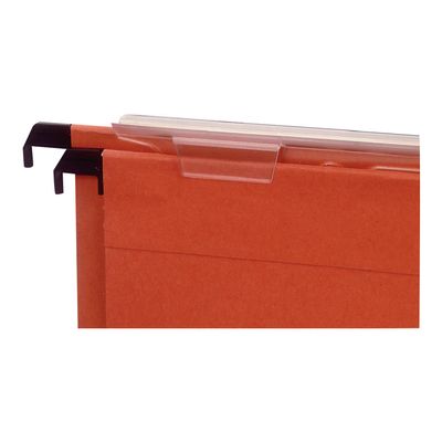 3249441020308-Esselte Kori - 25 Dossier suspendus pour tiroirs - orange - fond 30 mm-Gros plan-1