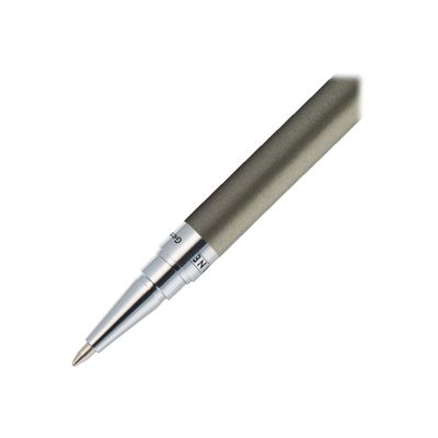 4014421312549-ONLINE i-charm - Stylo à bille - encre bleue - moyen - corps métal gris-Gros plan-1