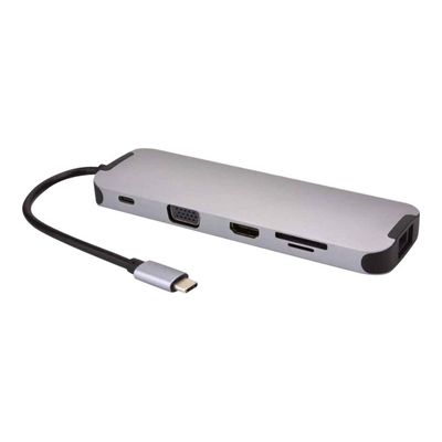 3700224763862-MCL Samar USB3C-554Z - station d'accueil - VGA, HDMI-Angle droit-0