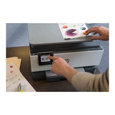 193424191338-HP Officejet Pro 9013 All-in-One - imprimante multifonction jet d'encre couleur A4 - USB 2.0, -Gros plan-11