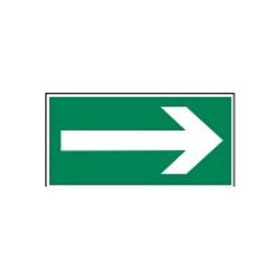 8711234128676-Pickup - Panneau - Evacuation flèche de direction 90° - 300 x 150 mm-Avant-0