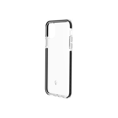 3571211421603-Force Case Life - coque de protection pour Iphone 11 Pro Max - transparent contour noir-Angle droit-0