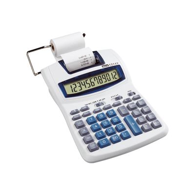 0134654100318-Rexel Ibico Semi-Pro 1214X - Calculatrice imprimante - LCS - 12 chiffres - alimentation batter-Angle gauche-2