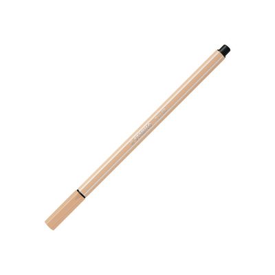 4006381578752-STABILO Pen 68 - Feutre pointe moyenne - beige-Angle gauche-0