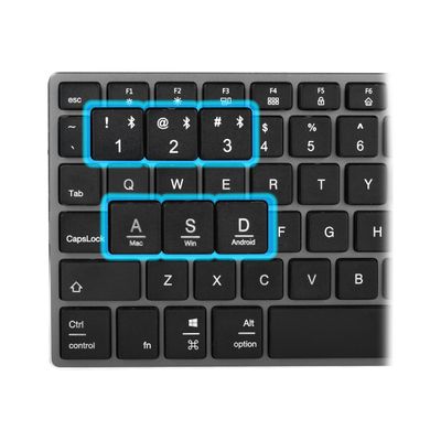 8435430619423-NGS Fortune BT - clavier sans fil - Azerty-Gros plan-10